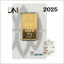 LM Antam 25 gram 2025 - Certieye