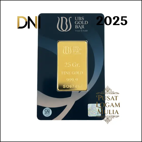 Logam Mulia UBS Emas 25 Gram