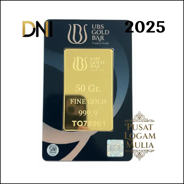 Logam Mulia UBS Emas 50 Gram