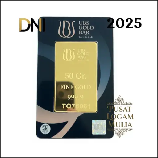 Logam Mulia UBS Emas 50 Gram