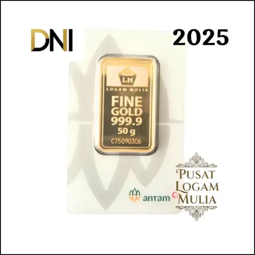 [ATM-50GR] LM Antam 50 gram 2025 - Certieye